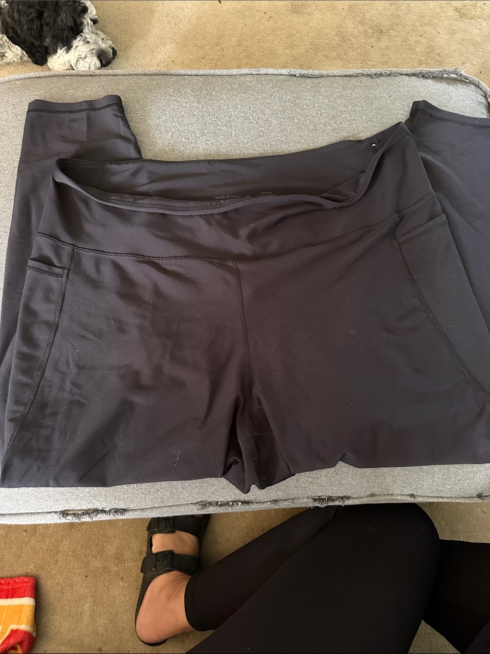 Old Navy Black Bike Shorts with Side Pockets